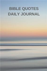 Bible Quotes Daily Journal