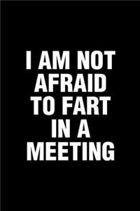 I Am Not Afraid To Fart In A Meeting