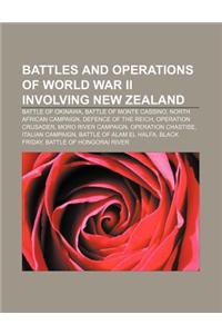 Battles and Operations of World War II Involving New Zealand