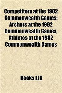 Competitors at the 1982 Commonwealth Games