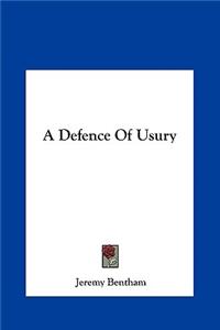 A Defence of Usury