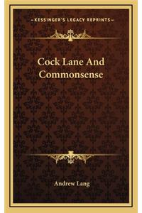 Cock Lane and Commonsense