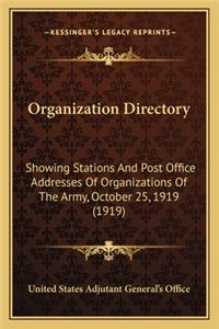 Organization Directory