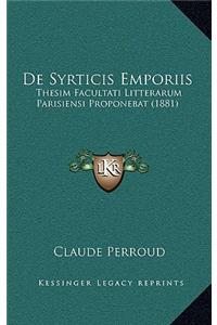 De Syrticis Emporiis