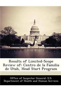 Results of Limited-Scope Review of