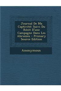 Journal de Ma Captivite