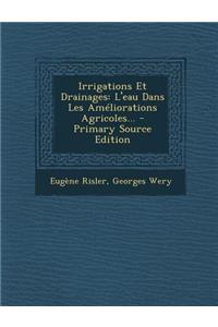 Irrigations Et Drainages