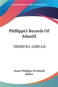 Phillippe's Records Of AtlantII