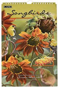 Songbirds 2019 Vertical Wall Calendar