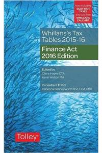 Whillans's Tax Tables 2016-17 (Finance Act edition)