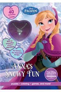 Disney Frozen Anna's Snowy Fun: Puzzles, Coloring, Games, and More!
