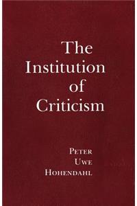 Institution of Criticism