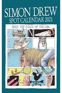 SIMON DREW EASEL DESK CALENDAR 2021