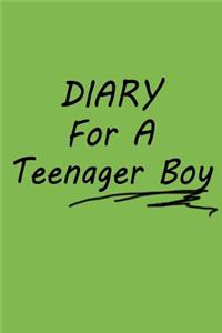 Diary For A Teenager Boy: Lined Notebook Journal To Write In