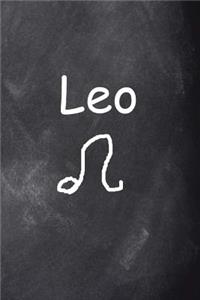 Leo Symbol Zodiac Sin Horoscope Journal Chalkboard