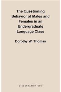 Questioning Behavior of Males and Females in an Undergraduate Language Class