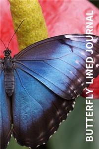 Butterfly Lined Journal