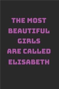 Elisabeth Girl Woman Notebook