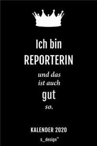 Kalender 2020 für Reporter / Reporterin
