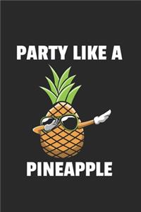 Dabbing Ananas Notizbuch