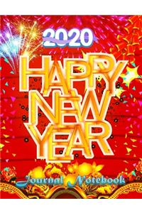Happy New Year 2020 Journal Notebook
