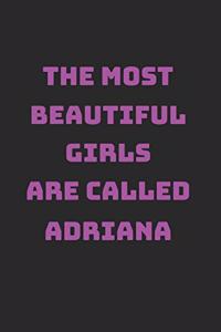 Adriana Girl Woman Notebook
