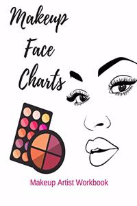 Makeup Face Charts- Makeup Artist Workbook