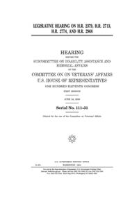 Legislative hearing on H.R. 2379, H.R. 2713, H.R. 2774, and H.R. 2968