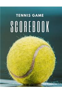 Tennis Game Scorebook