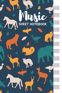 Music Sheet Notebook