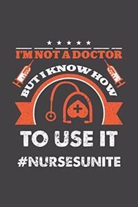 I'm not a doctor but i know how to use it #nursesunite