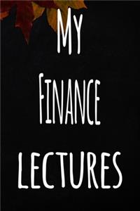 My Finance Lectures