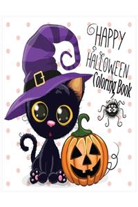 Happy Halloween Coloring Book