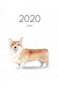 2020 Corgi: Dated Weekly Planner With To Do Notes & Dog Quotes - Corgi