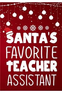 Santa's Favorite Teacher Assistant