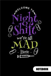 Welcome to night shift we´re all mad here. Notebook