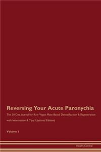 Reversing Your Acute Paronychia