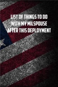 list of things to do with my milspouse after this deployment