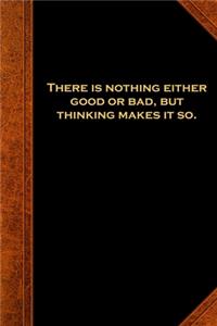 2020 Daily Planner Shakespeare Quote Hamlet Good Bad Thinking 388 Pages