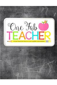 Teacher Thank You - One Fab Teacher