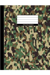 Army Camo Notebook