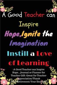 Teacher Notebook Journal Gift