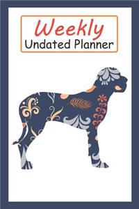 Weekly Undated Planner