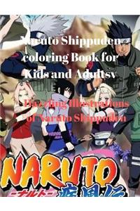 Naruto Shippuden Coloring Book for Kids and Adults
