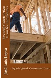Essential Construction Terms for Interpreters