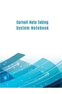 Cornell note taking system notebook