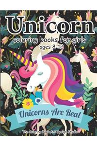 Unicorn Coloring Books for Girls ages 8-12