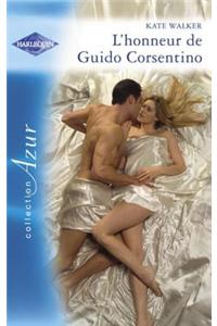 L'Honneur de Guido Corsentino (Harlequin Azur)