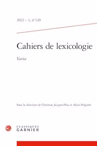 Cahiers de Lexicologie
