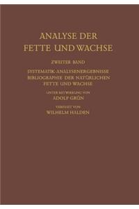 Analyse Der Fette Und Wachse